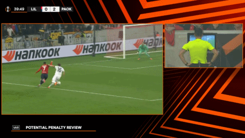 ليكيب: إدارة الحكام بالاتحاد الأوروبي ترى أن الحكم لم يخطئ في التقدير في مباراة ليل 3-4 في سالونيك