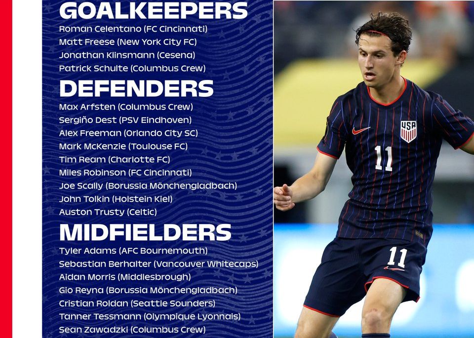 قائمة المنتخب الأمريكي لشهر نوفمبر: غياب بوليسيتش وويا، وديست في القائمة