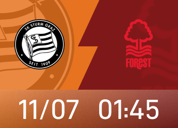 التشكيلة الأساسية لفريق فورست ضد ستورم: يرتدي ييتس شارة الكابتن، ومكارتي ووايت في القائمة