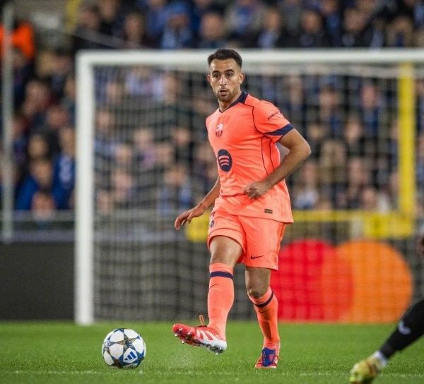 مسؤول برشلونة: إيريك جارسيا يعاني من كسر في الأنف وسيرتدي قناعًا واقيًا