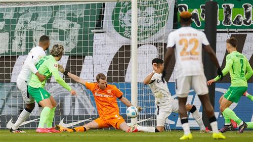 فولفسبورج vs باير ليفركوزن